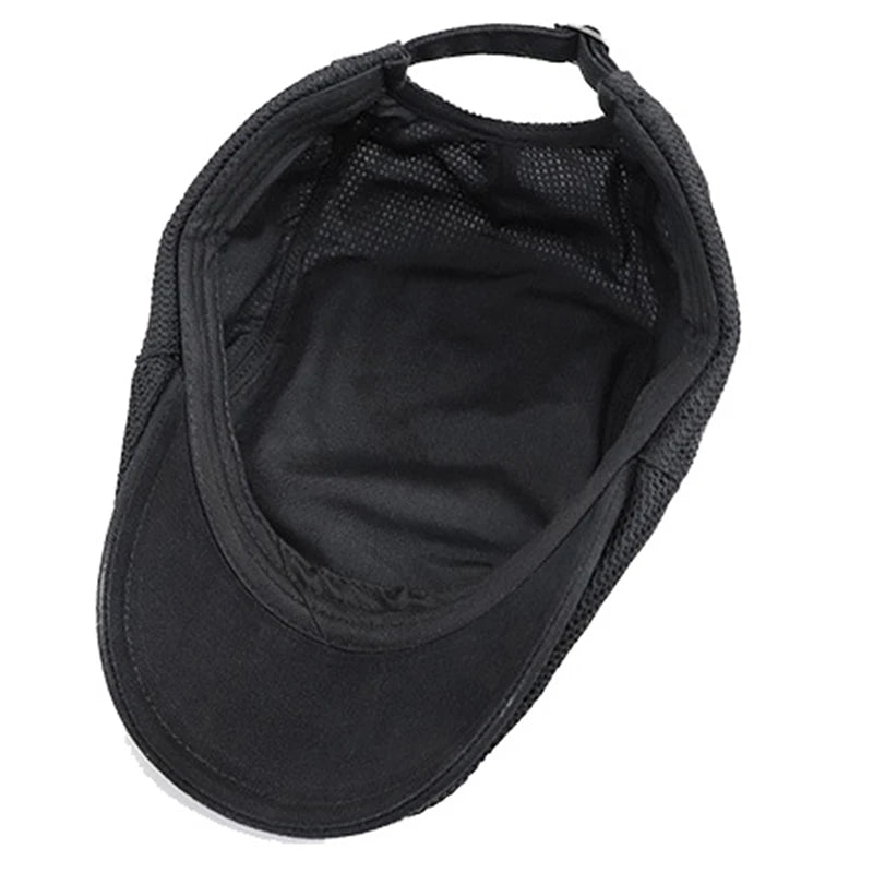 Men's Mesh Baseball Cap Breathable Summer Caps Dad Hat Outdoor Fishing Hats Trucker Cap