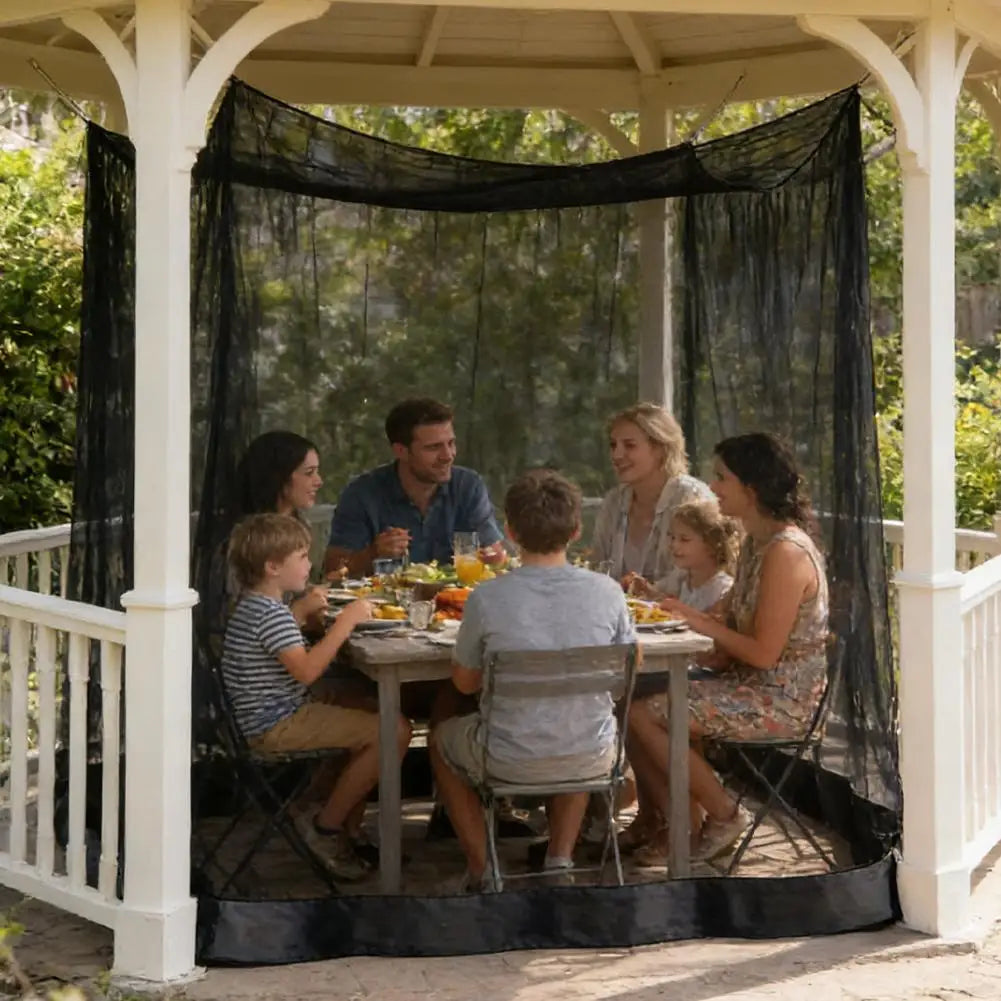 Outdoor Camping Mosquito Net Lightweight Huge Hammock Bug Tarp Repellent Breathable Mesh Tent Insect Canopy Bed Curtain
