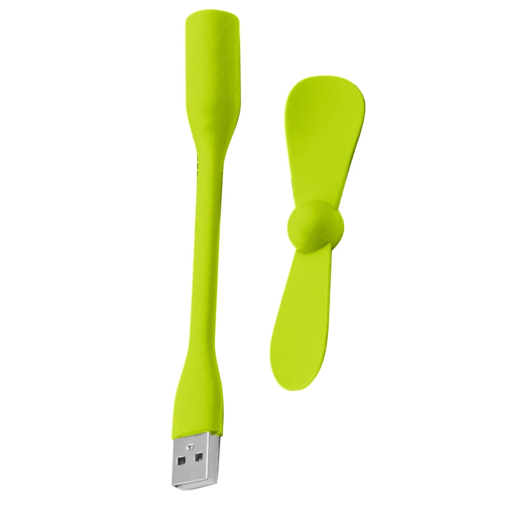 Flexible Portable Mini Fan for Power Bank Notebook Computer Summer Travel Cooling Cooler Mobile Phone USB Gadgets Fans
