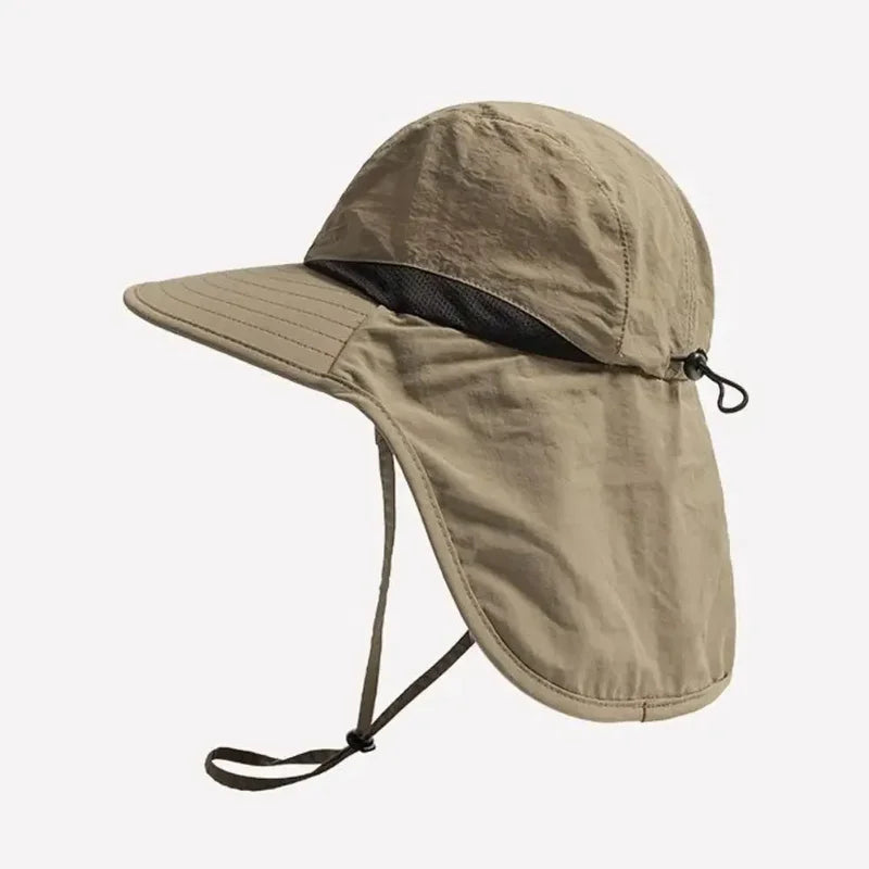 Hot sale! Unisex Windproof Quick-Dry Fisherman Hat with Neck Flap & UV Protection for Outdoor Fishing Hikin