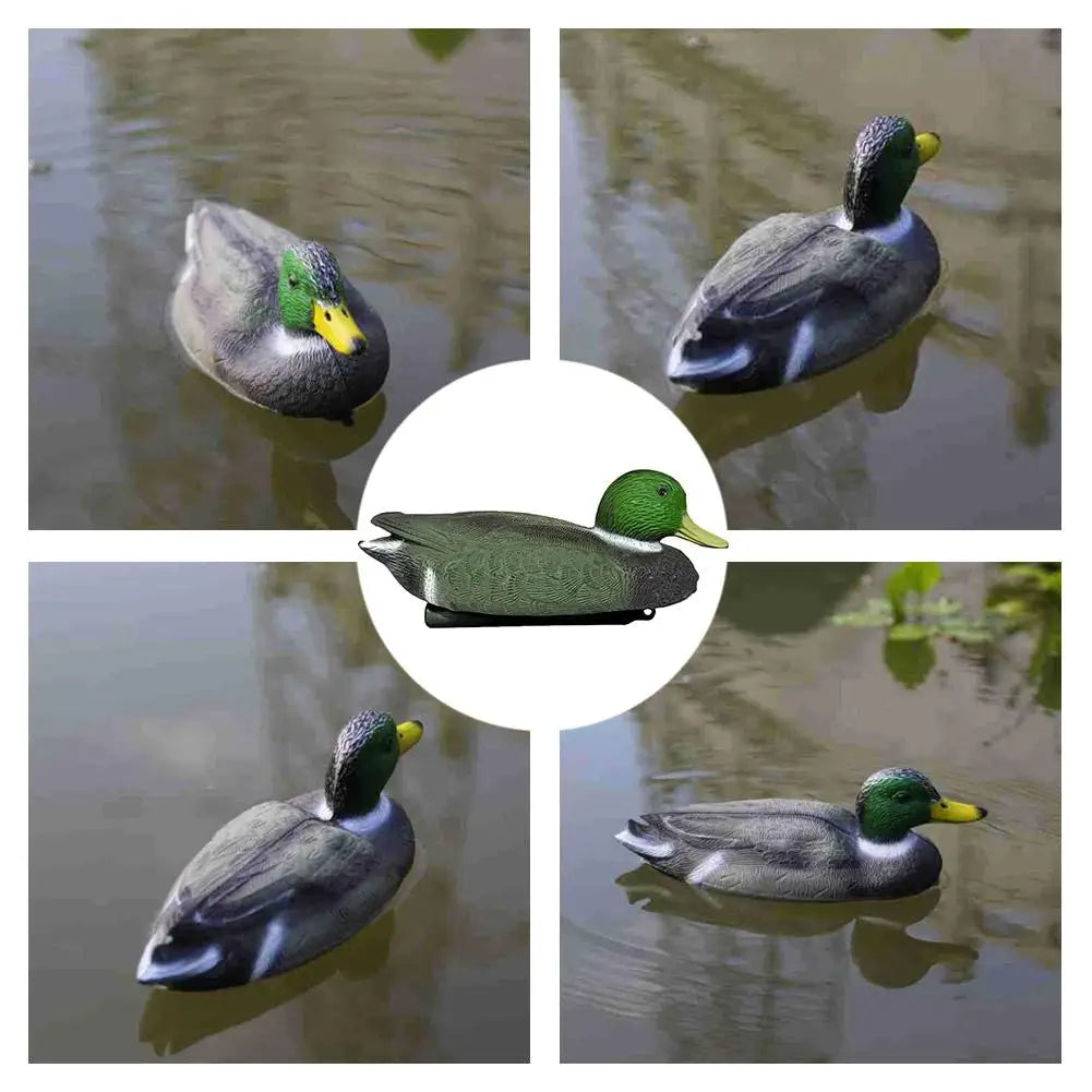 Fake Duck Decoy 3D Floating Hunting Shooting Duck Decoy Fishing Lure for Garden Decoration Simulation Hunting Duck
