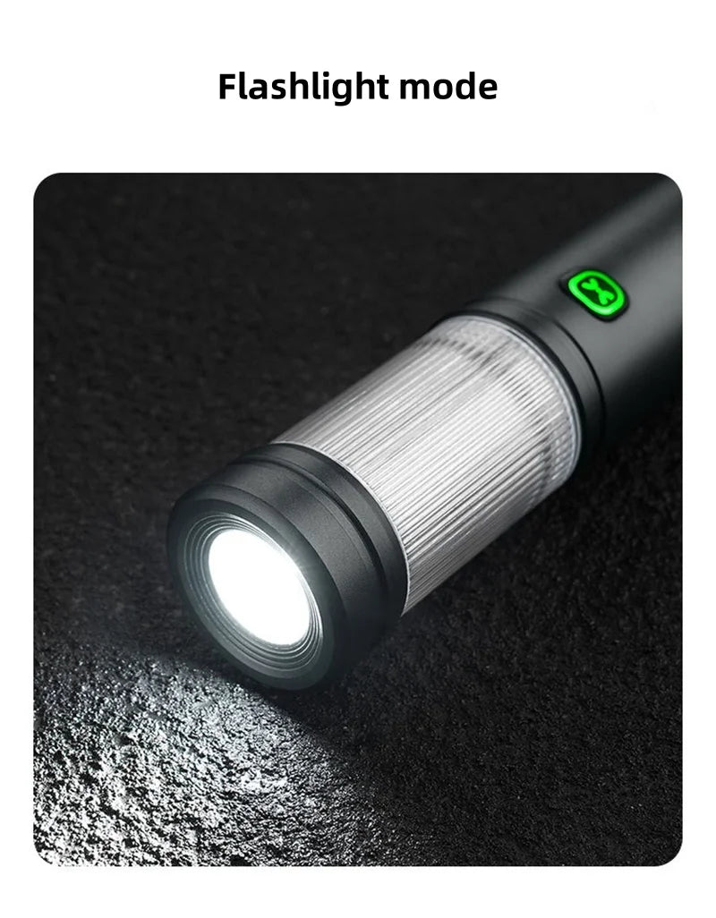 LED Camping Lights Portable Rechargeable Outdoor Waterproof Camping Tent Lamp Multifunctional Emergency Ambient Hanging Light