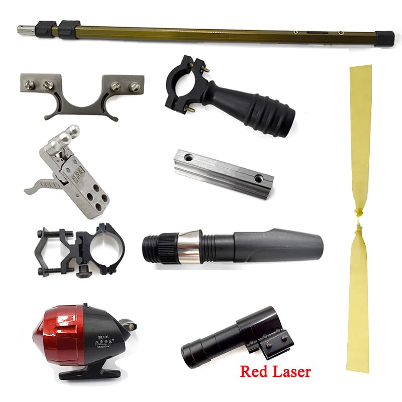 Telescopic Laser Slingshot High Quality Precision Powerful Slingshot for Outdoor Hunting Shooting Entertainment New
