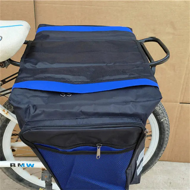 Bicycle Carrier Bag Rear Rack Luggage Back Seat Double Side Cycling High-capacity Durable Convenient Travel Trunk Bags