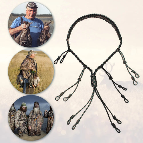 Adjustable Duck Call 12 Ring Lanyard