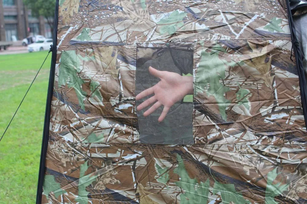 Portable Privacy Shower Toilet Tent Camping Pop Up Tent Camouflage Changing Tent