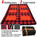 Winter Camping Gear- Sleeping Electric Heating Pads 3 Temp Adjustament Heating Cushion Pad Cold Resistant for Outdoor Sports Mat