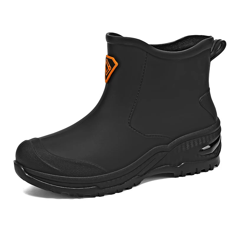 Men's & Woman's Rain Boots Outdoor Wear-Resistant Mountaineering Fishing Non-Slip Short-Tube Waterproof Water Shoes Rain Boots