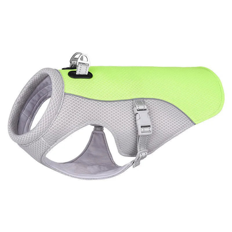 Summer cool cool down Gear for Dogs, Dog Cooling Vest UV Sun Protection - Lightweight,Dog Anxiety Relief Vest During Hot Days