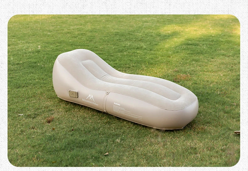 MOUNTAINHIKER Automatic Fast Inflatable Air Sofa Bed  Upgraded Outdoor Portable Air Mattress Lazy Cushion Camping Sleeping Mat