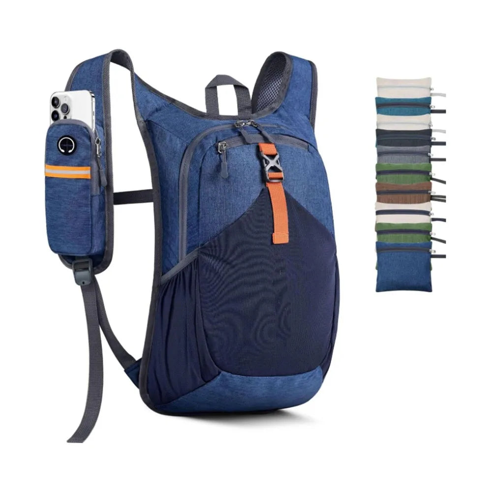 High Quality 15L Hiking Backpack Lightweight Multiple Pockets Small Backpack Foldable Compact Ultralight Hiking Daypack Hiking