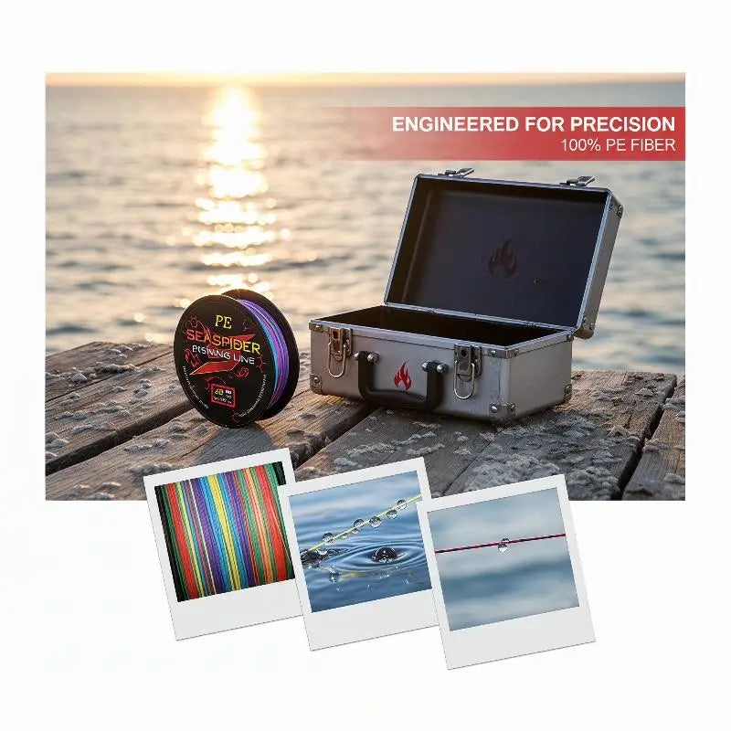 8 Strands 100M PE Braided Fishing Line Multifilament Fishing Lines Sea Wire Fly Carp Braided Line Smooth Carp Fishing Line