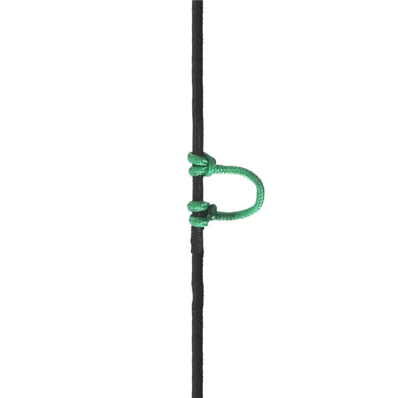 3 Meter Archery Compound Bow D Loop Rope Nylon String Cord Release U Rope Nocking D Ring Hunting Shooting Accessories Outdoor