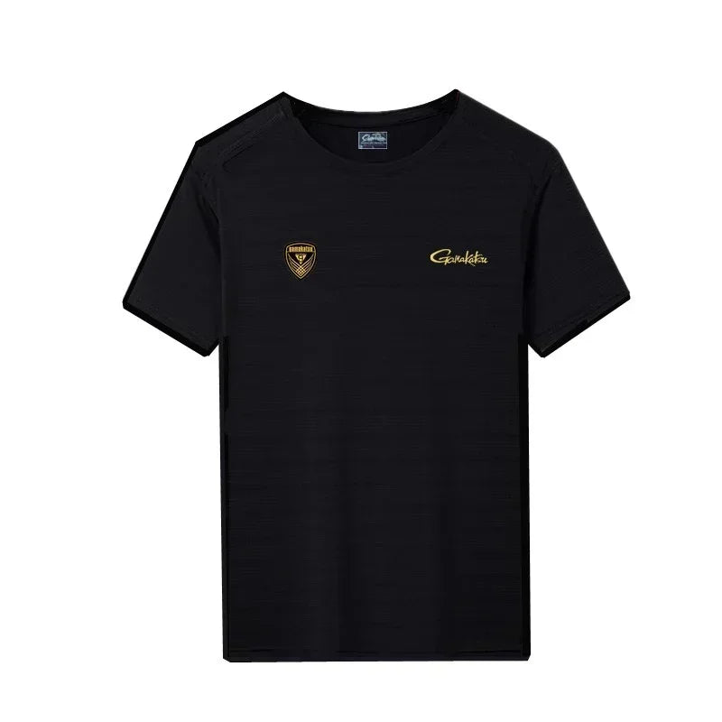Fishing Shirts Breathable Short Sleeve T-Shirts Summer Sun Protection Fishing Clothes Quick Dry Tee Tops