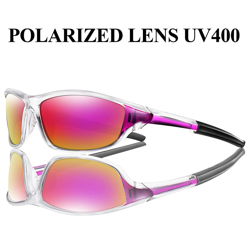 Polarized Fishing Sunglasses Men And Women Sports Colorful Glasses with UV protection for Outdoor Running, Hiking, Cycling