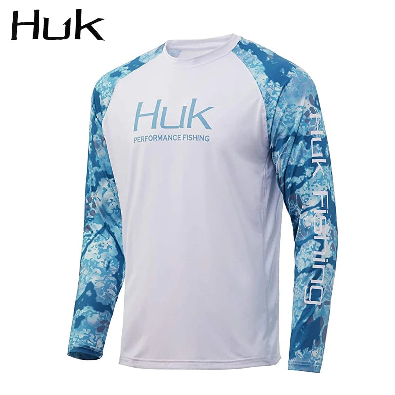 Fishing Shirts Men Long Sleeve Crewneck Sweatshirt Outdoor Uv Protection Breathable Fishing Clothing Camisa Pesca