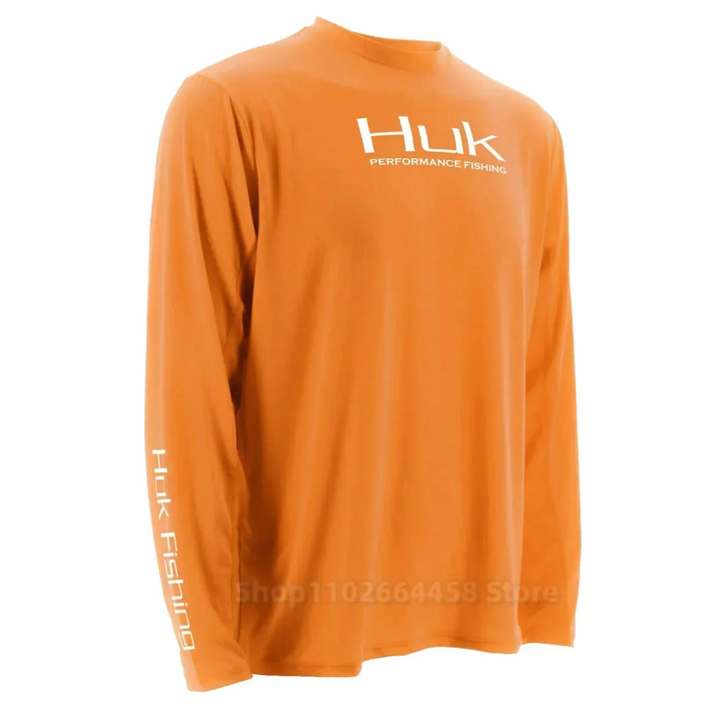 Fishing Shirts HUK Performance Long Sleeve Summer Hoodie Quick Dry Jaket Breathable Dresses Camisa Pesca Jersey Fish Sports UPF
