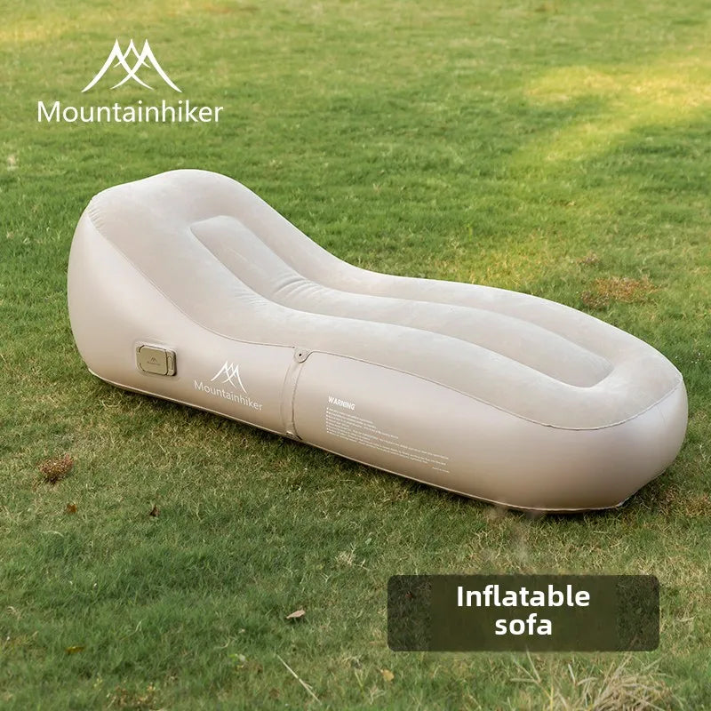 MOUNTAINHIKER Automatic Fast Inflatable Air Sofa Bed  Upgraded Outdoor Portable Air Mattress Lazy Cushion Camping Sleeping Mat