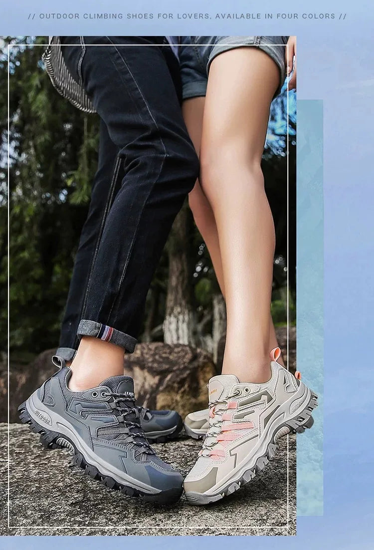 New Women & Men Hiking Shoes Outdoor Trekking Sports Climbing Camping Boots Non-slip Waterproof Walking Jogging Trainers Sneakers