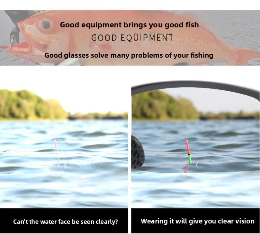 Polarized Glasses Fisher Men's Fishing Glass Fish Watching Underwater Artifact Fishings
