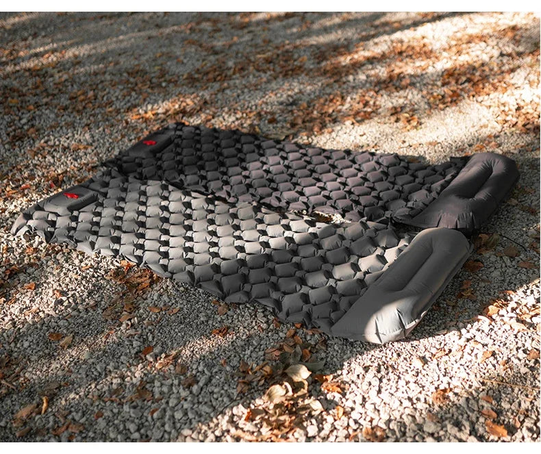 Inflatable Camping Mats Air Mattress With Pillow Outdoor Tourist Sleeping Pad Self-Inflating Mattress For Hiking Climbing