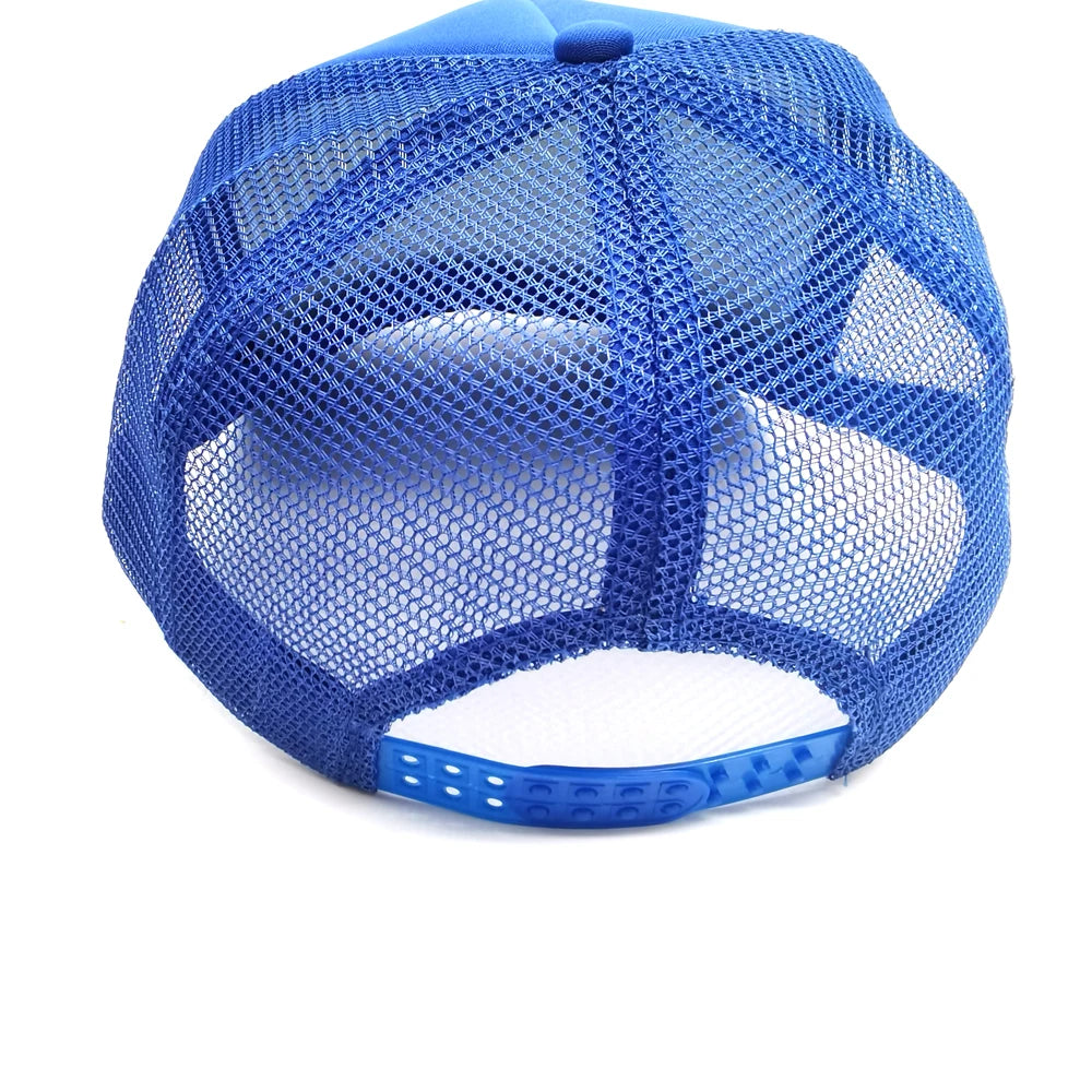 Fish Fishing Man Trucker Caps Men Cool Fisherman Fish Hook Hats Baseball Cap Summer Outdoor Sun Mesh Caps MZ-482