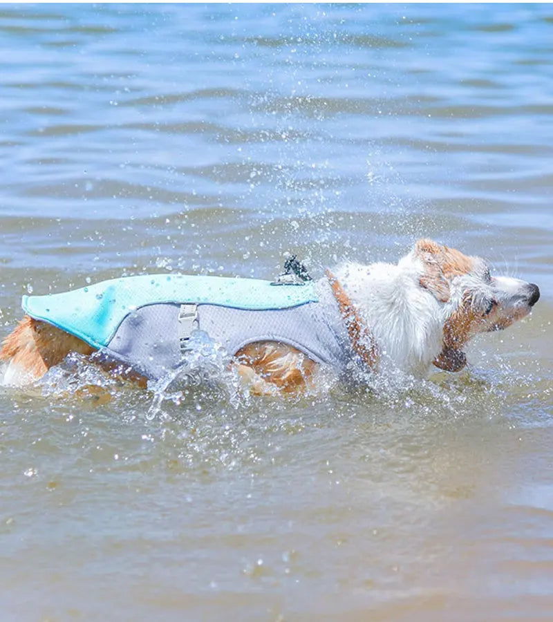 Summer cool cool down Gear for Dogs, Dog Cooling Vest UV Sun Protection - Lightweight,Dog Anxiety Relief Vest During Hot Days
