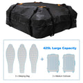 Universal Car 425L Cargo Bag 420D Waterproof Roof Cargo Carrier Luggage Bag Storage Cube Bag for Travel Camping Luggage Bags