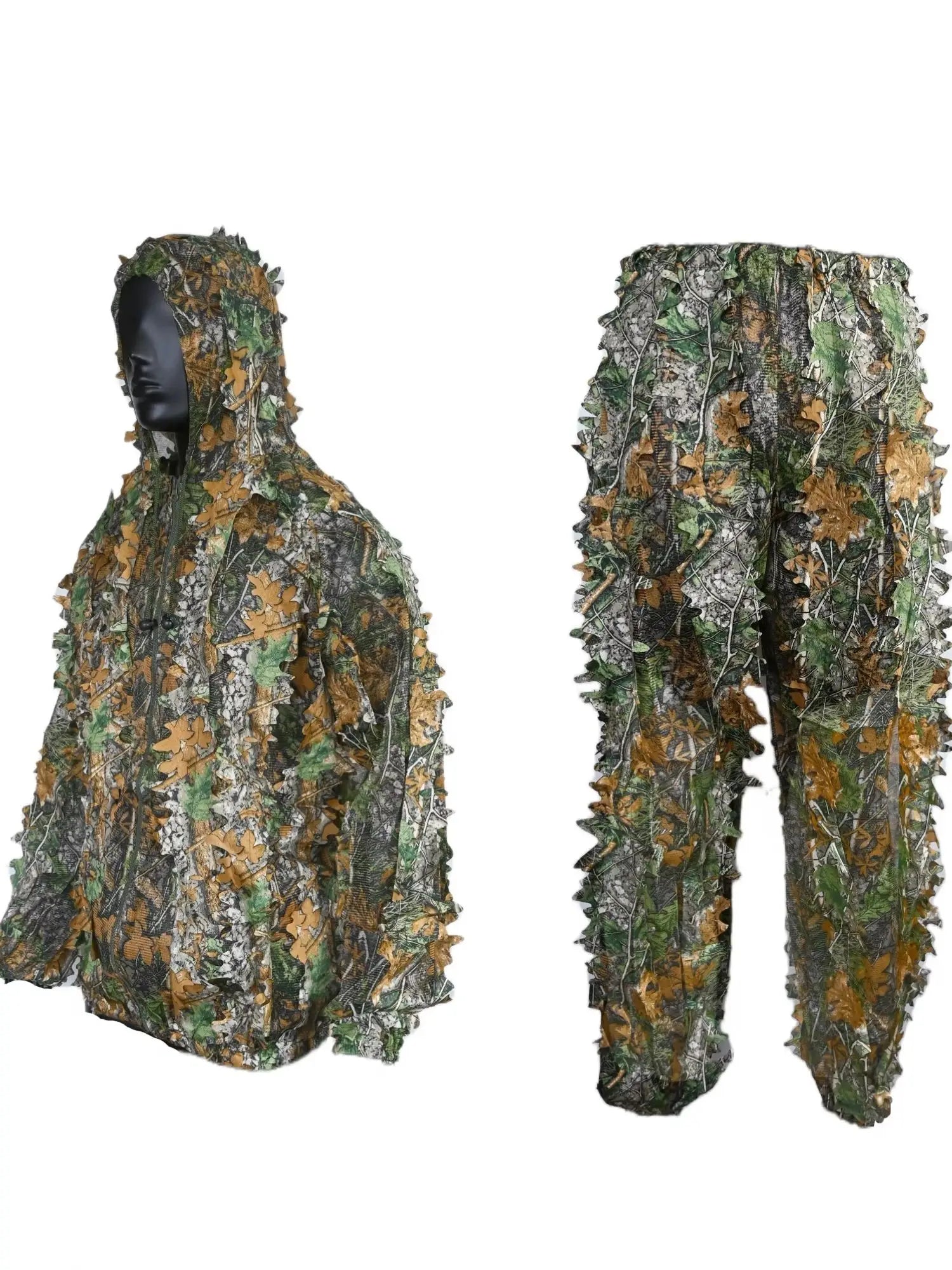 Camouflage Leaf 3D Camouflage Clothing, Outdoor Hunting Camouflage Suit, Cs Game, Halloween Costume
