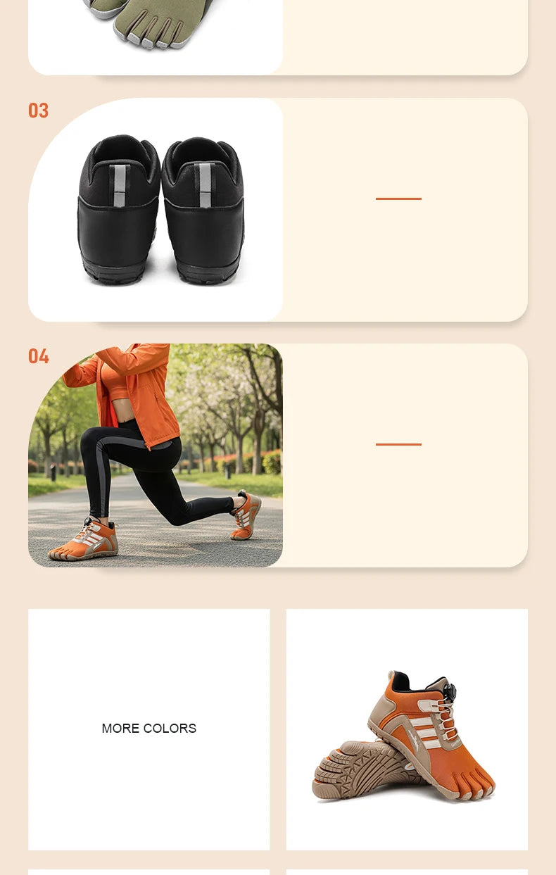 Five-Toe Water Shoes | Barefoot Sneakers for Hiking, Beach, Yoga & Outdoor Sports | Non-Slip & Breathable