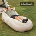 MOUNTAINHIKER Automatic Fast Inflatable Air Sofa Bed  Upgraded Outdoor Portable Air Mattress Lazy Cushion Camping Sleeping Mat