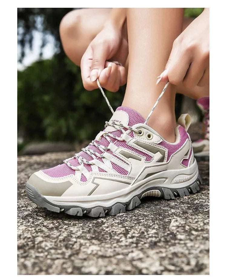 New Women & Men Hiking Shoes Outdoor Trekking Sports Climbing Camping Boots Non-slip Waterproof Walking Jogging Trainers Sneakers