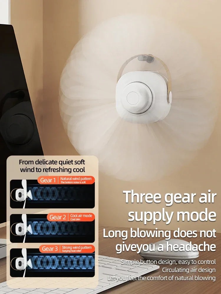 Portable Ceiling Fans Mini Outdoor Camping Fan Tent Ventilator Cooler Rechargeable Electric Fan Remote Control LED Lighting
