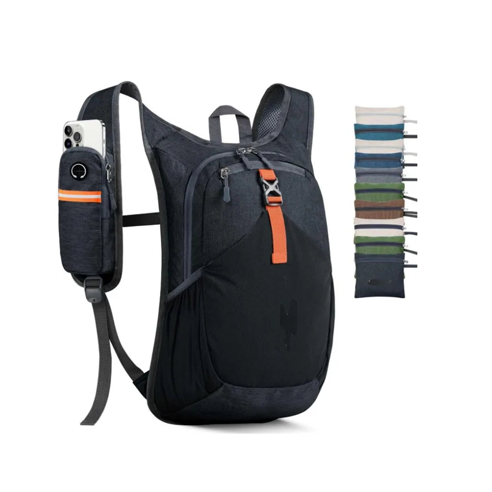 High Quality 15L Hiking Backpack Lightweight Multiple Pockets Small Backpack Foldable Compact Ultralight Hiking Daypack Hiking