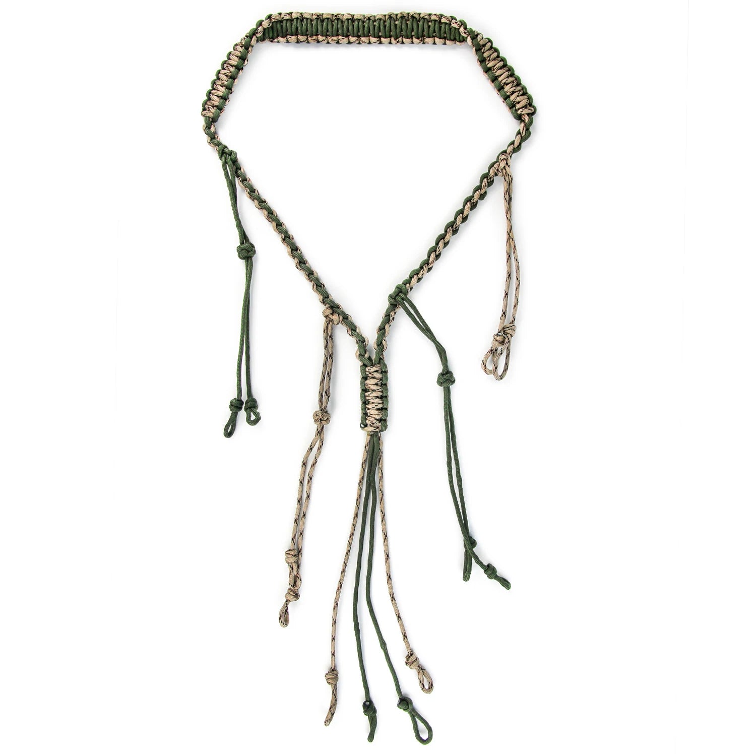 Hunting Decoy Rope Duck Call Lanyard Cord Hunter Game Adjustable 12 Rings Braided Whistle Bird Collar Sling Hunting Supplies New