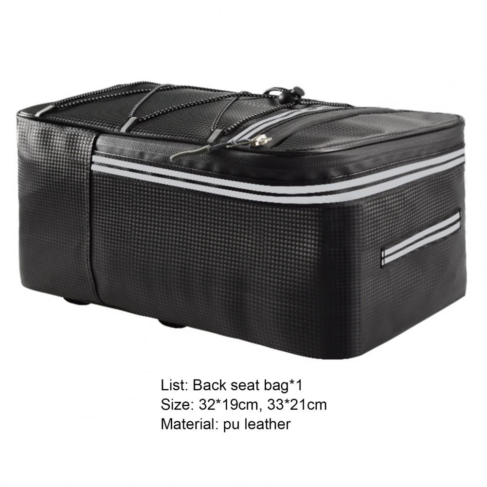 Riding Bike Rear Seat Bag Bicycle Luggage Carrier Rack Cycling Mountain MTB Bike Waterproof Travel Tail Bags Storage Accesories