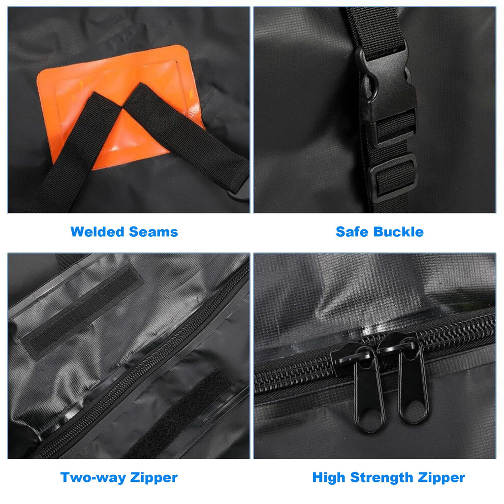 Universal Car 425L Cargo Bag 420D Waterproof Roof Cargo Carrier Luggage Bag Storage Cube Bag for Travel Camping Luggage Bags