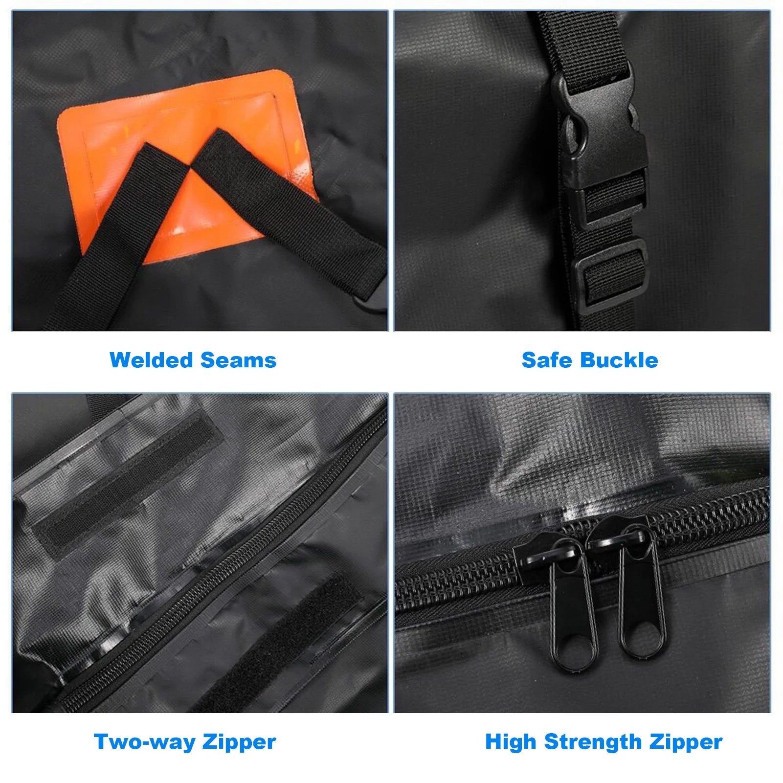 Universal Car 425L Cargo Bag 420D Waterproof Roof Cargo Carrier Luggage Bag Storage Cube Bag for Travel Camping Luggage Bags