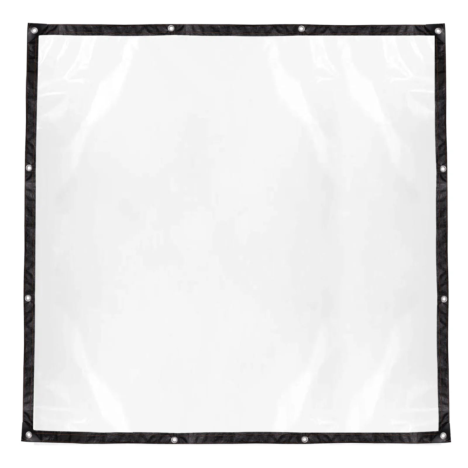 Large Clear Weatherproof Tarp Thick PE Rain Cover Tarp Outdoor Courtyard Roof Carport Balcony Backyard Awning Canopy
