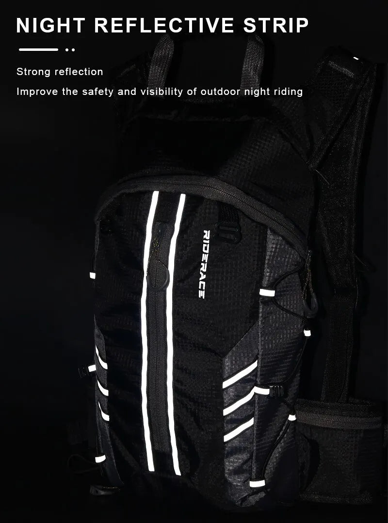 Water Bag Foldable 10L Sport Outdoor Hiking Portable Breathable For Cycling Road Bike Pouch Hydration Backpack