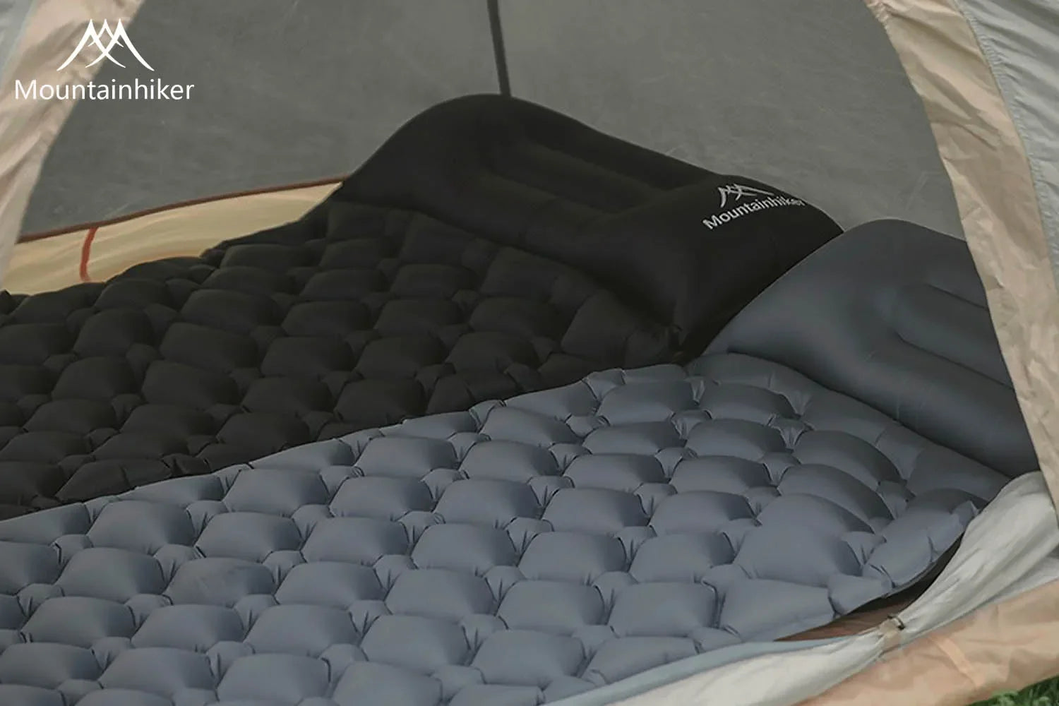 Mountainhiker Ultralight Self-inflating Air Mattress Thicken Sleeping Pad Inflatable Beach Picnic Mat Camping Tent Air Cushion