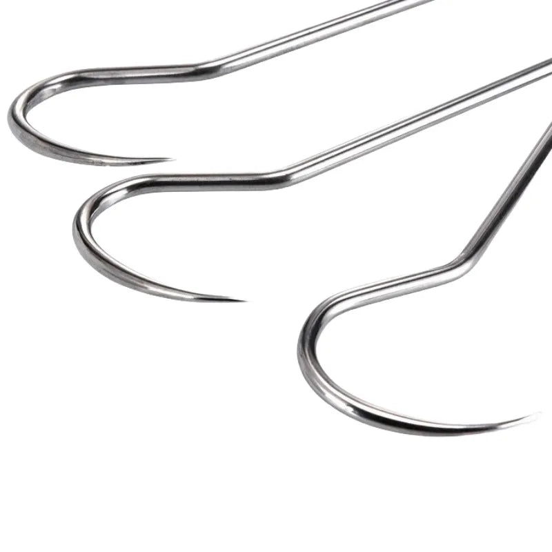 1PC Stainless Steel Ice Fishing Hook Gaff Anchor Boat Fishing Sea Fishing Hook Head Big Fishing Supplies Gear Tools Accessories