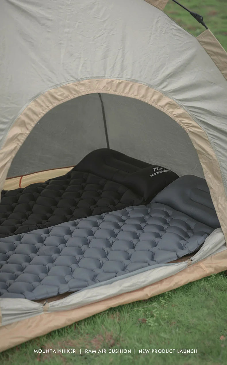 Mountainhiker Ultralight Self-inflating Air Mattress Thicken Sleeping Pad Inflatable Beach Picnic Mat Camping Tent Air Cushion
