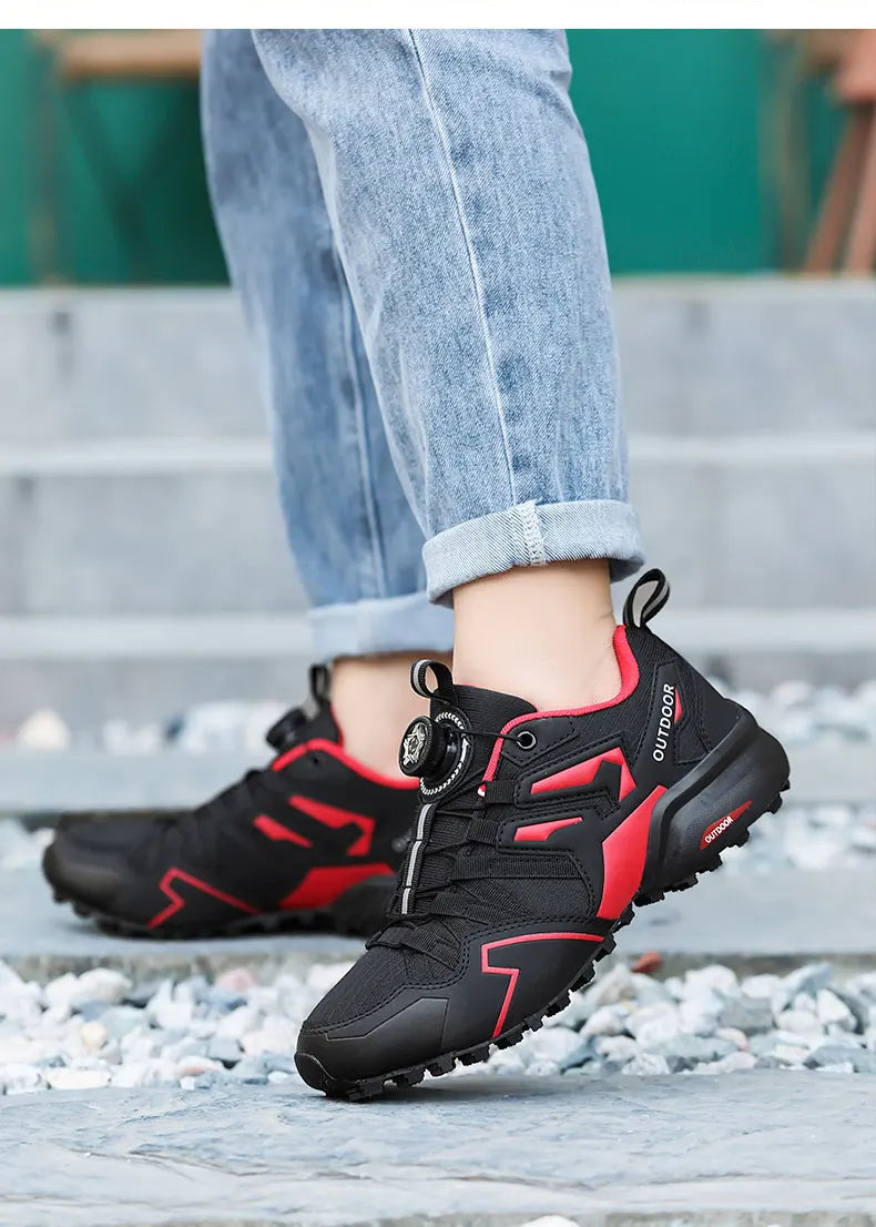 Anti-Slip & Wear-Resistant Hiking Boots for Men Women – Ideal for Mountaineering, Camping & Cycling with Superior Traction