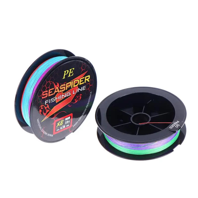 8 Strands 100M PE Braided Fishing Line Multifilament Fishing Lines Sea Wire Fly Carp Braided Line Smooth Carp Fishing Line