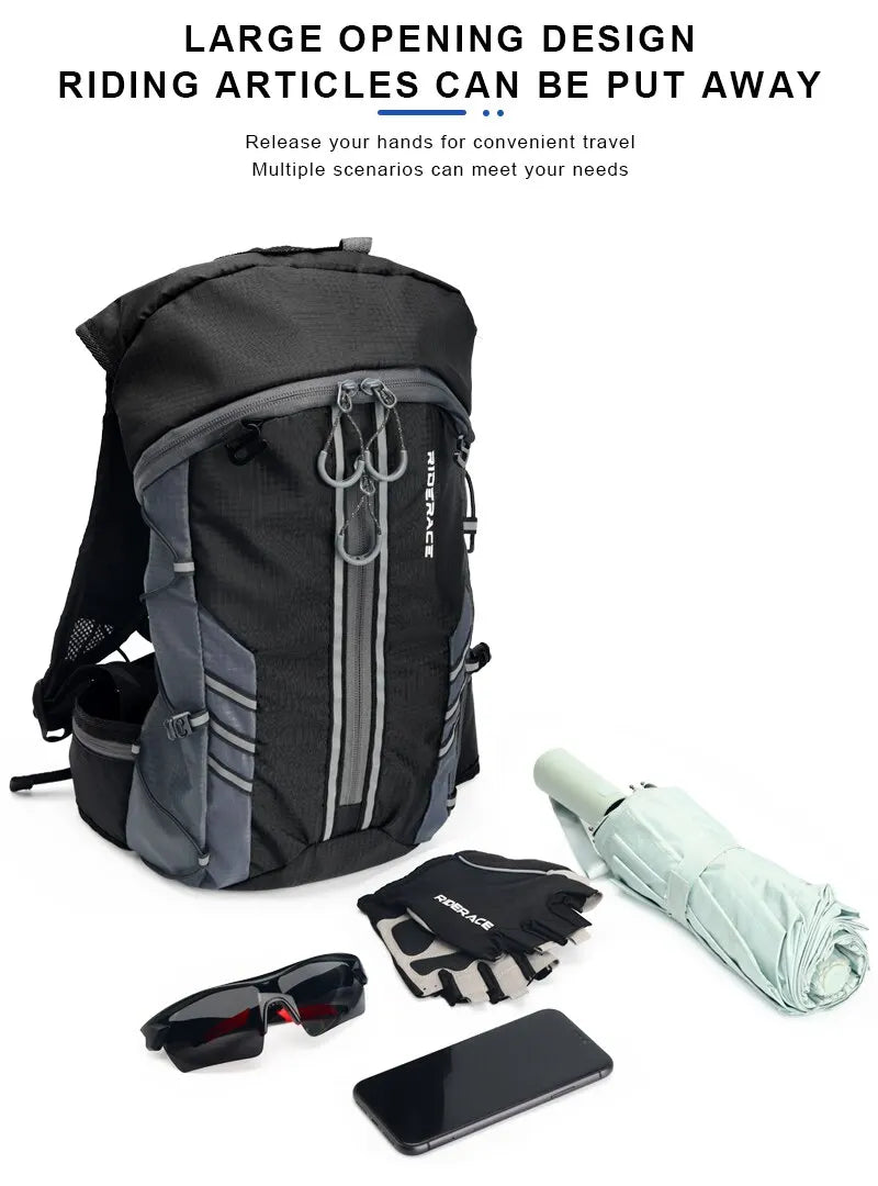 Water Bag Foldable 10L Sport Outdoor Hiking Portable Breathable For Cycling Road Bike Pouch Hydration Backpack