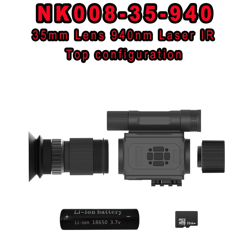 Hunting sight 1.4-inch screen, camera/video, COMS imaging, optical technology 5x magnification, visible up to 400 meters