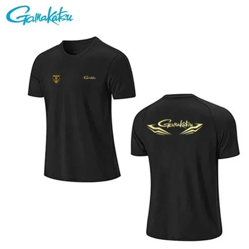 Fishing Shirts Breathable Short Sleeve T-Shirts Summer Sun Protection Fishing Clothes Quick Dry Tee Tops