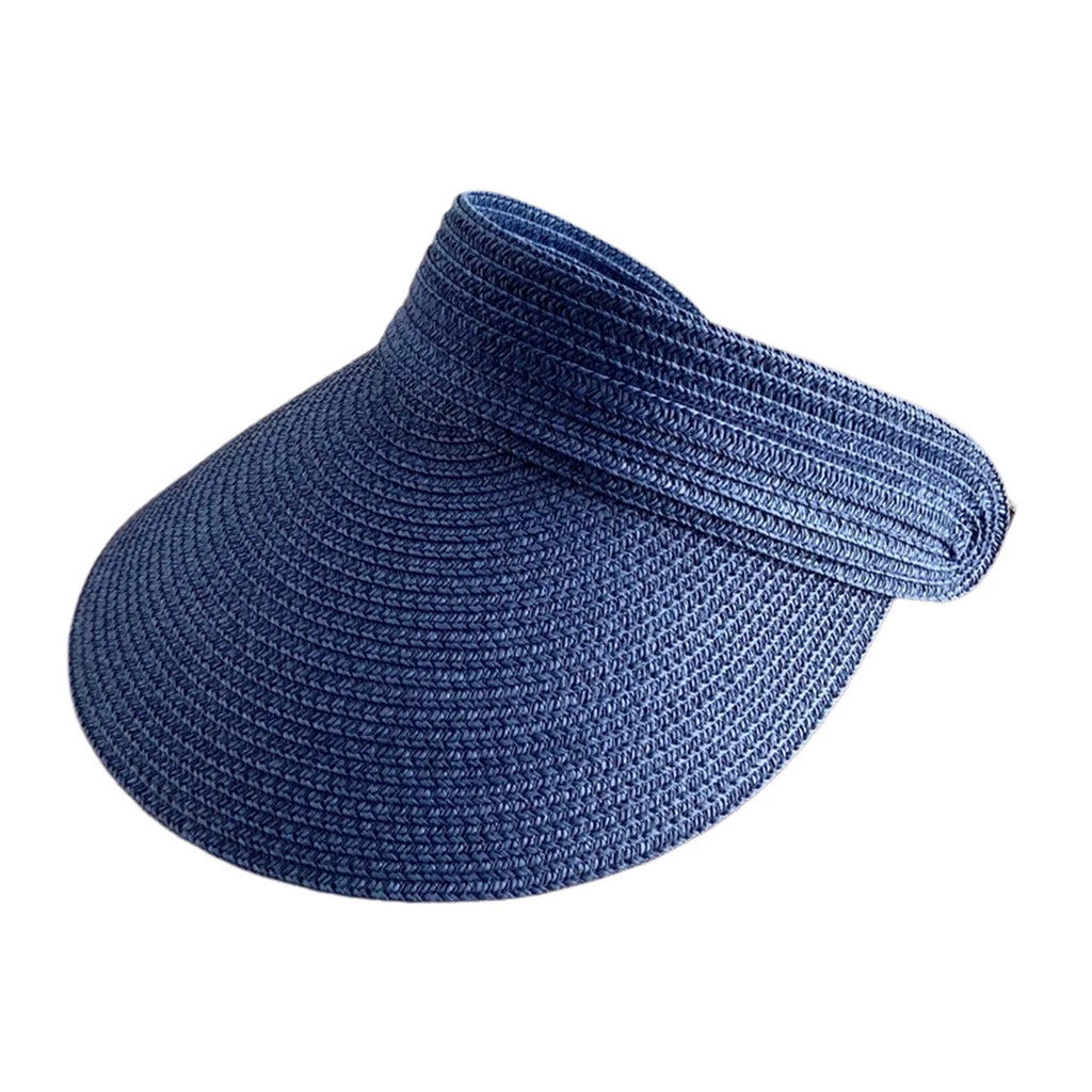 Sunshade Fishing Hat For Men And Women Trendy Grass Woven Hollow Roof Wide Eave Hat Outdoor Camping Fishing Hiking Sun Hat