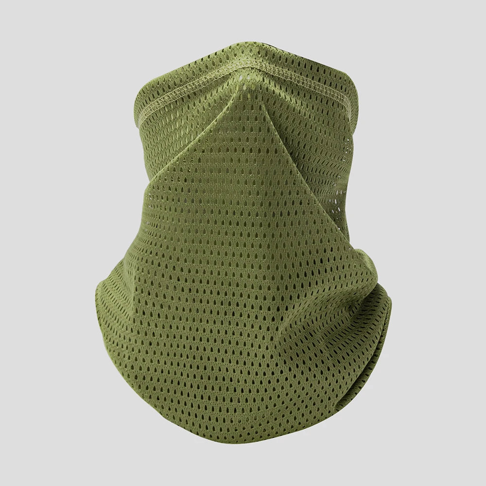 Camouflage Windproof Neck Gaiter Scarf Outdoor Sports Half Face Mask Running Skiing Cycling Bandana Breathable Motorcycle Mask